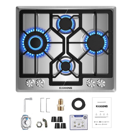 Gas cooktop 24in burners - cooktop, 4